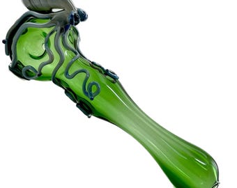 Octopus Large Glass Spoon Pipe