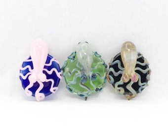 Octopus Glass Pendant