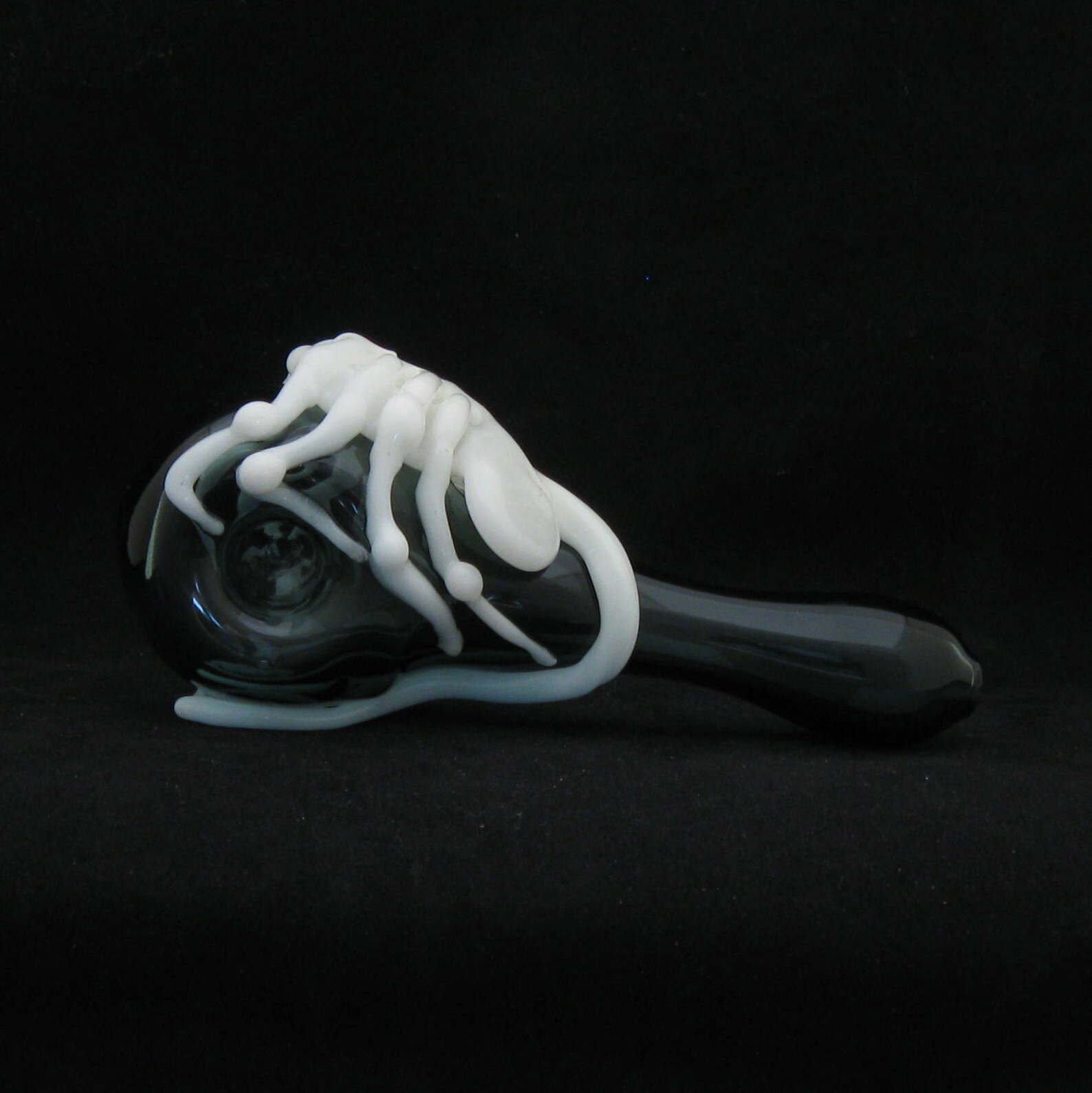 Facehugger Glass Pipe / Alien Pipe / Large Glass Spoon / Alien Etsy