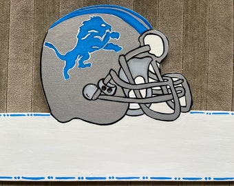 Wreath Attachment Football Personalized Wood NFL, College, School, Team Sign
