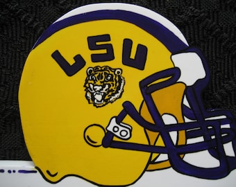 Football Helmet College, NFL, School Spirit Team Personalized football Sign