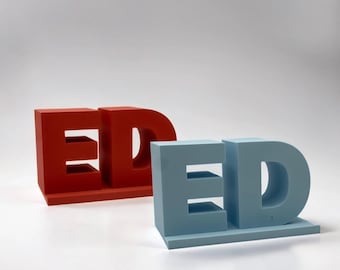 Phone Holder - Initials | Personalized Phone Holder | Custom Phone Holder | Custom Phone Holder Initials | 3D Letter Phone Dock - USA