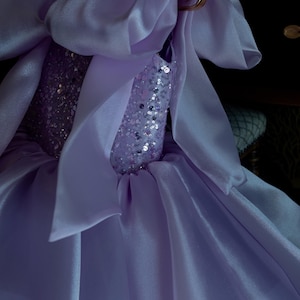 Flieder-Lavendel-Babykleid – bauschiges Tutu-Mädchenkleid für den ersten Geburtstag und die Feiertage. 3t Kleid. Prinzessinnenkleid. ausgefallenes Babykleid