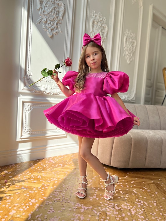 tutu pink dress Shayla 5/6 special occasions Blush Pink Kids Tutu Dress