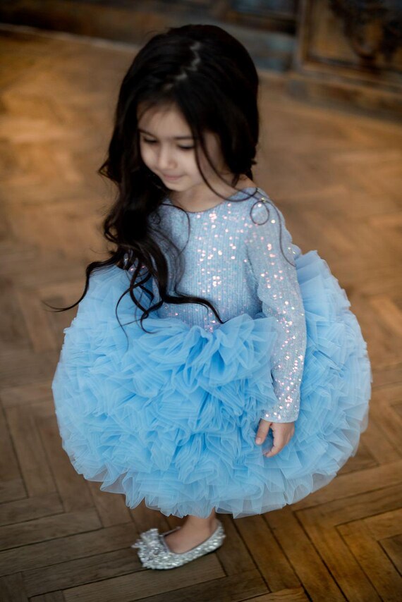 Blue toddler tutu dress baby girl, sparkling girl dress, fluffy baby dress, wedding baby dress, princess dress, occasion dress baby, Blue toddler tutu dress baby girl, sparkling girl dress, fluffy baby dress, wedding baby dress, princess dress, occasion dress baby,