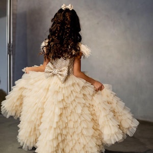 Princess Dress Tutu Baby Girl Dress, Pageant Toddler, Prom Ball Gown Dress, Wedding Baby Dress, Baby Birthday Dress, Tulle Tutu Puffy, Dress