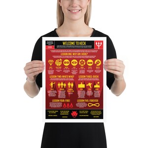 Welcome to Heck Infographic Poster