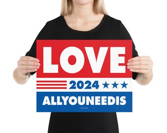 Love Political Poster