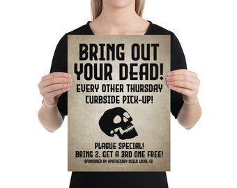 Bring Out Your Dead Medieval Poster