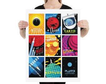 The Planets Travel Poster