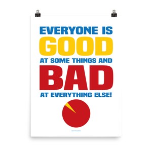 Iedereen is goed in sommige dingen-poster