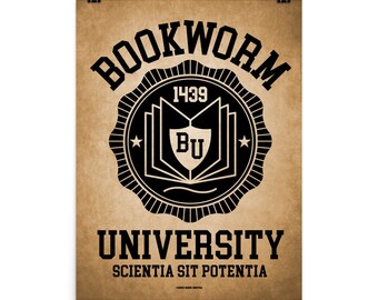 Bookworm University Medieval Poster