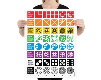 Colors Dice Poster