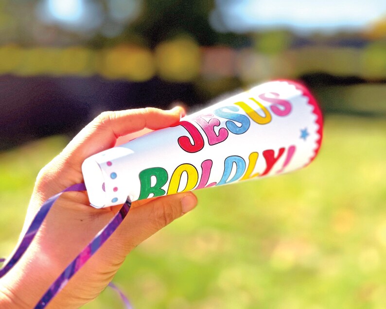 Speak Truth Megaphone Kids Bible Craft Share Jesus Boldly Printable