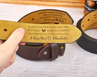 Ceinture en cuir personnalisée avec boîte, Ceinture gravée personnalisée pour homme, Cadeau de Saint-Valentin, Cadeau pour lui, Cadeau pour homme, Cadeau d'anniversaire