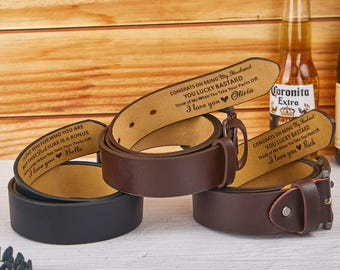 Ceinture en cuir personnalisée anniversaire, ceinture en cuir personnalisée pour papa, cadeau unique pour mari, cadeau fête des pères pour petit ami