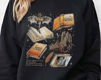 Comfort Colors Fourth Wing Sweatshirt: Dragon Rider Book Merch