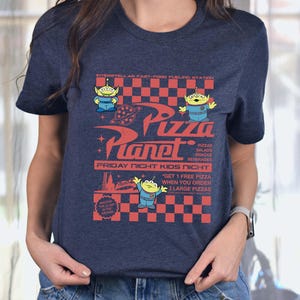 Pizza Planet Toy Story Comfort Colors Shirt, Disney Toy Story Aliens Comfort Colors Shirt, Pizza Planet Family Tee, Pizza Planet Alien Shirt