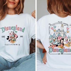 Comfort Colors® Disneyland California T Shirt, Disneyland Est. 1955 Shirt, Disneyworld Shirt, Disney Sweatshirt, Mickey And Friends Shirt