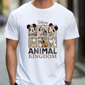 Retro Animal Kingdom Mickey and Friends Comfort Colors Shirt, Vintage Safari Mode Shirt, Disney Animal Kingdom Family Matching Trip Shirt