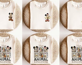 Animal Kingdom Mickey and Friends Shirt, Disney Vintage Safari Mode Shirt, Disney Animal Kingdom Family Matching Trip Shirt