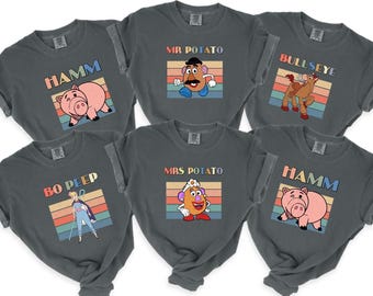 Retro Toy Story Characters Shirt, Disney Toy Story, Disneyland Trip Shirt, Toy Story Fun Gift, Toy Story Birthday Gift, Toy Story Fun Shirt