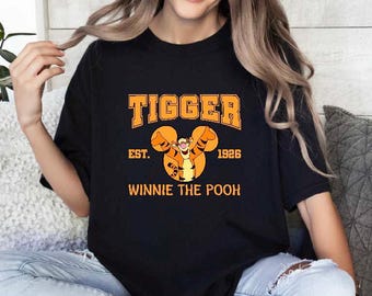 Comfort Colors Disney Winnie The Pooh Shirt, Disney Tigger Shirt, Disney Family Trip, Tigger Winnie The Pooh Shirt, Disney Tigger T-shirt,