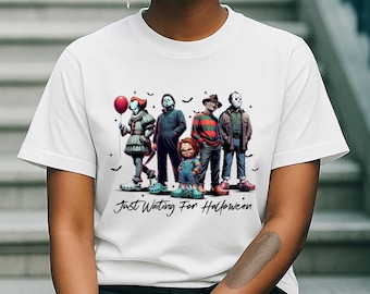 Slayers Horror Villains Halloween T-Shirt: Freddy, Jason, Michael Myers