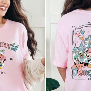 Comfort Colors® Disneyland Florida Est. 1971 Shirt, Disneyworld Trip Shirt, Mickey And Friends Disneyland Sweatshirt, Mickey Mouse Shirt