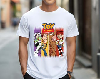 Toy Story Comfort Colors Shirt: Woody, Buzz, Jessie, Bullseye