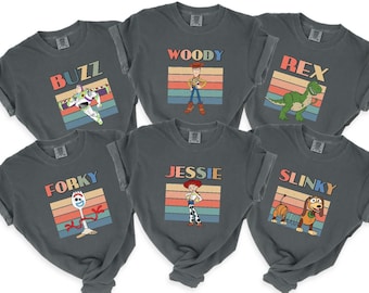 Toy Story Characters Shirt: Disneyland Trip Matching Tee