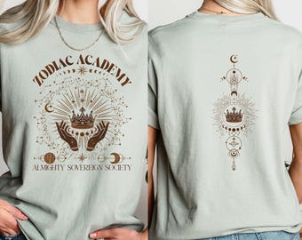 Zodiac Academy Shirt, Celestial Heirs Band Shirt, Terra Aer, Ignis and Aqua, Professor Lance Orion, Almighty Sovereign Society ,Book Lover
