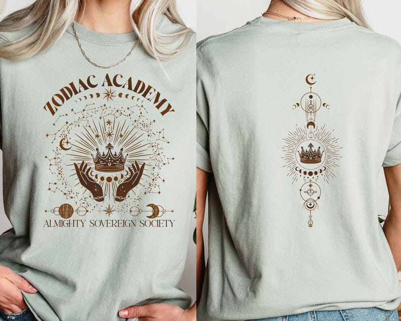 Zodiac Academy Shirt, Celestial Heirs Band Shirt, Terra Aer, Ignis and Aqua, Professor Lance Orion, Almighty Sovereign Society ,Book Lover