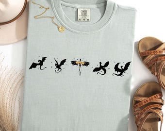 Fourth Wing Dragon T-Shirt: Basgiath War College Bookish Tee