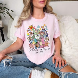 Toy Story Characters Disney Shirt, To Infinity and Beyond Shirt, Toy Story Gift, Toy Story Characters Shirt Sweatshirt, Birthday Shirt