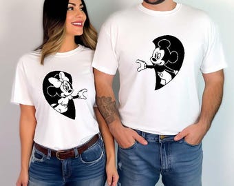 Mickey Minnie Valentine's Day Shirt, Disney Valentine Sweatshirt, Valentine's Day hoodie, Disneyland Valentine Shirt,  Disney Couple Shirt