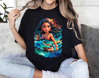 Moana Shirt, Comfort Colors Disney Moana shirt, Moana Family Shirts, Princess Moana, Moana Shirt for Girls, Moana t-shirt, Moana birthday,