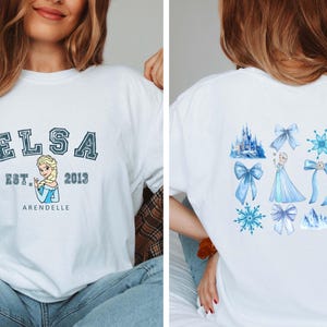Disney Elsa Frozen Two Sided Shirt, Frozen Elsa Shirt, Princess Elsa Sweatshirt, Princess Matching Shirt, Disney Trip Hoodie,Elsa Kids Shirt