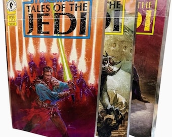 Vintage Star Wars Tales of the Jedi #1–3 (1993) Dark Horse Comics Set Lot Ltd Ed - kolekcjonerskie