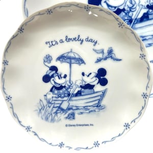 Disney - Sango Japan Rare Vintage Plate - Disney Character Series - Collectible