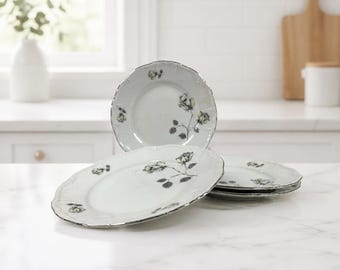 Platos de ensalada Edelstein Bavaria Maria Theresia de 19 cm (7,5 pulgadas), juego de 4, Alemania, vintage