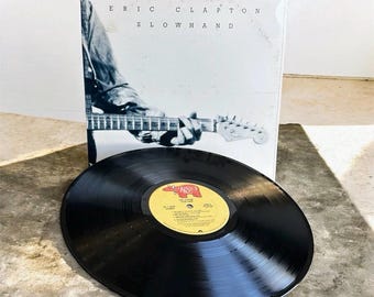 Eric Clapton Slowhand LP 1977 RSO RS-1-3030 Disco de vinilo desplegable