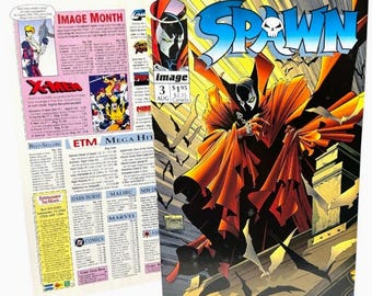 SPAWN #3 image August 1992 Todd McFarlane Comic Book - Mint Vintage -Rare