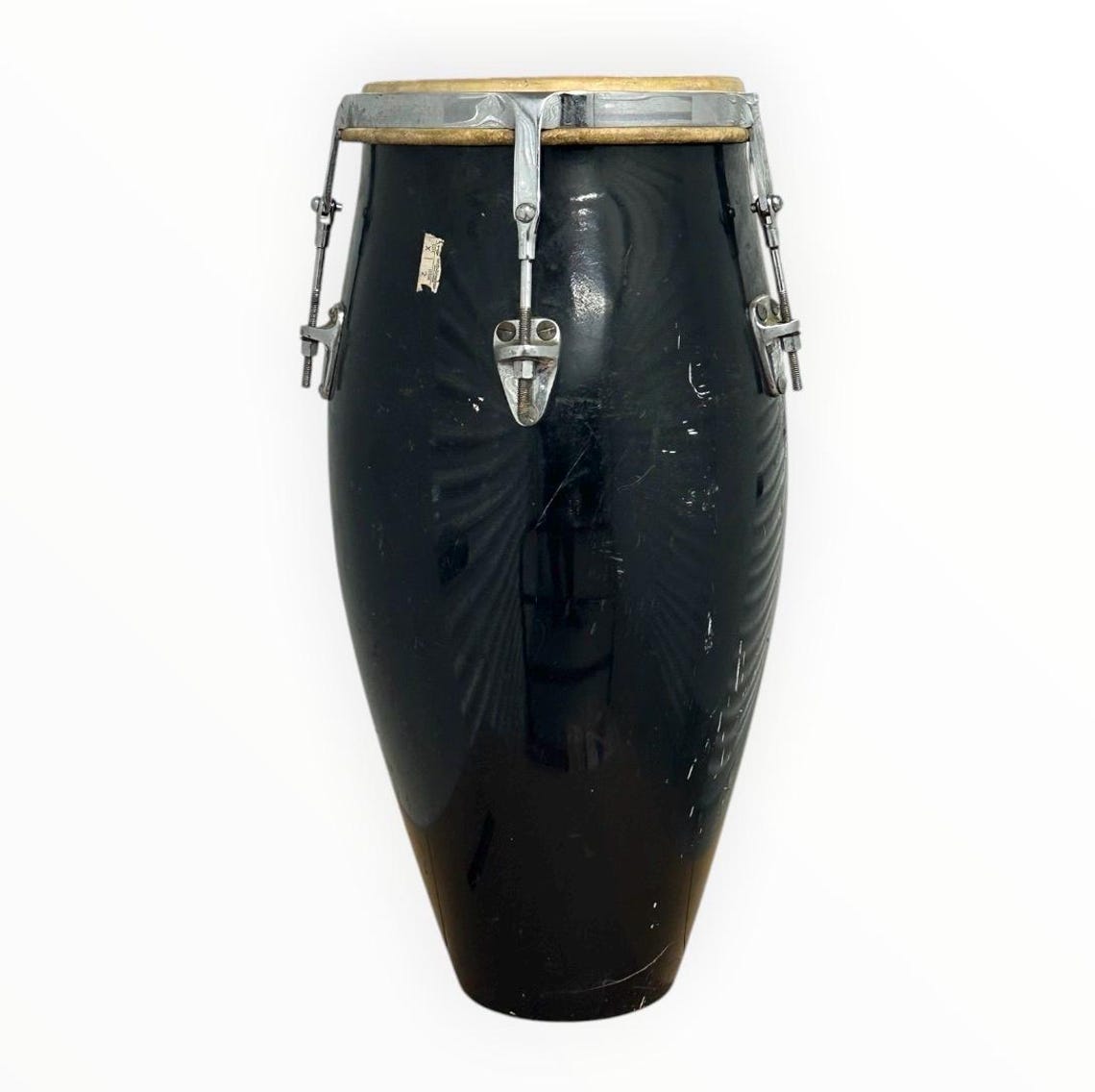 Vintage King Conga Fiberglass Conga Drum California 30” Tall 11.5” Hide Head, foto 2 di 5