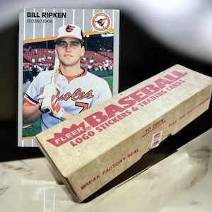 1989 Fleer Baseball Komplett Set Bill Ripken Error + Griffey RC - Komplett Set - Samlarobjekt