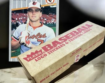 1989 Fleer Baseball Komplett Set Bill RipkenError + Griffey RC - Komplettes Set - Sammlerstück