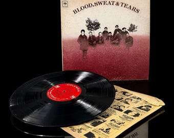 Blood Sweat & Tears LP CS 9720 Columbia 1968 Carpeta desplegable Inserto original