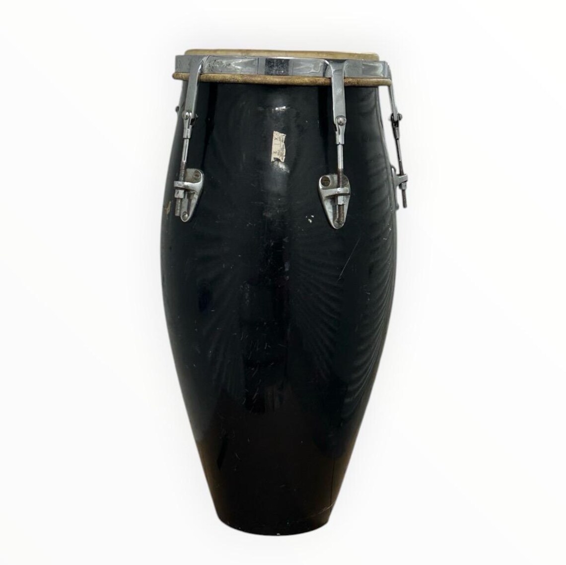 Vintage King Conga Fiberglass Conga Drum California 30” Tall 11.5” Hide Head, foto 3 di 5