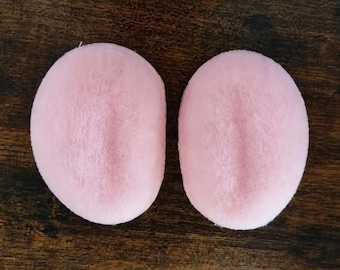 Ear Pops Warm Bandless Ear Muffs Regular PINK size LARGE