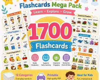 More than 1700 ESL flashcards - Creative Vocabulary Cards for ESL teachers With Categories and Topics Teaching English as A foreign language